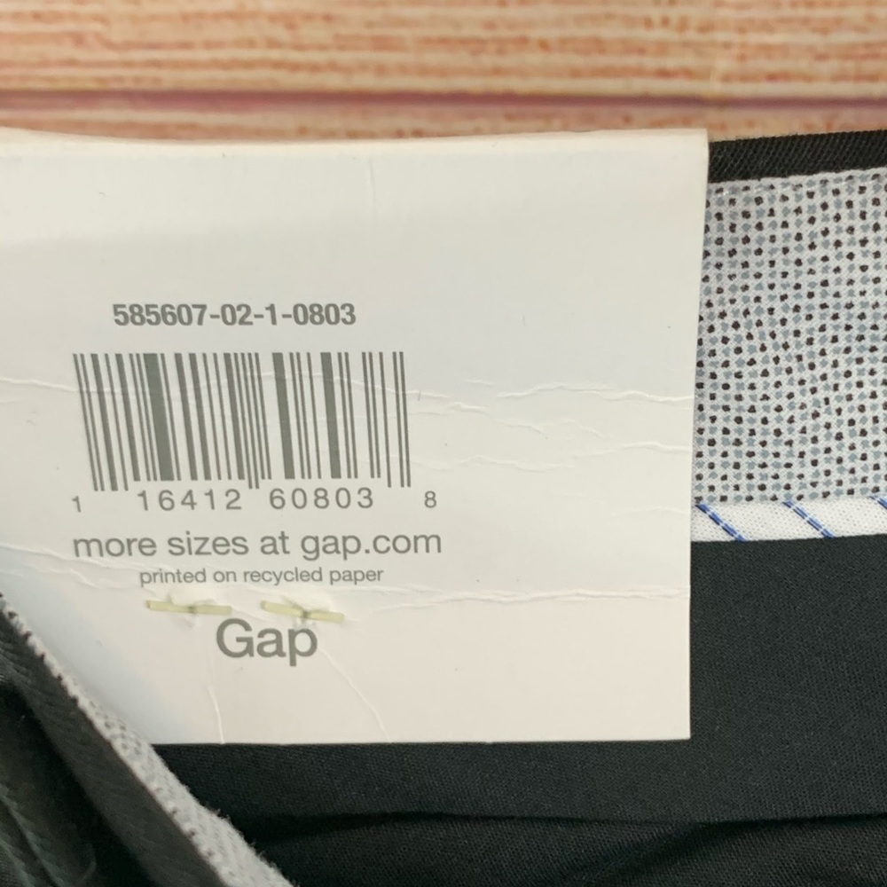 GAP Black Flare Leg Pants NWT - Picture 7 of 9